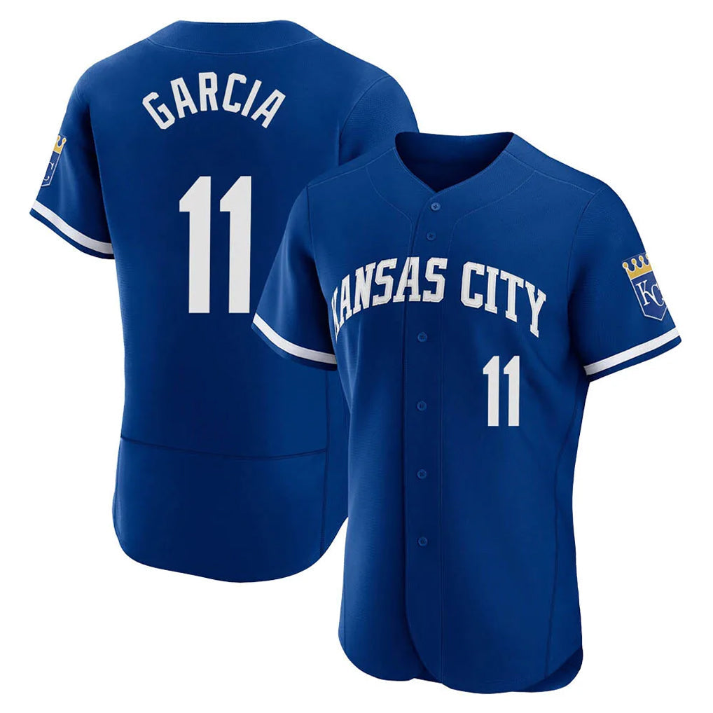 tocy KC.Royals #11 Maikel Garcia Player Royal City Connect Limited Elite Home Game Stitched Jerseys