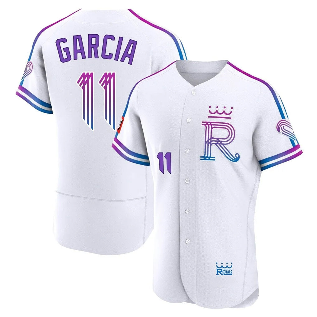 tocy KC.Royals #11 Maikel Garcia Player White 2026 City Connect Limited Elite Home Stitched Jerseys