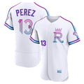 tocy KC.Royals #13 Salvador Perez Player White 2026 City Connect Limited Elite Home Stitched Jerseys
