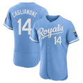tocy KC.Royals #14 Jac Caglianone Player Light Blue Alt Limited Elite Home Stitched Jerseys