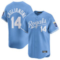 tocy KC.Royals #14 Jac Caglianone Player Light Blue Alt Limited Home Stitched Jerseys