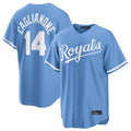 tocy KC.Royals #14 Jac Caglianone Player Light Blue Home Game Stitched Jerseys