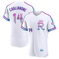tocy KC.Royals #14 Jac Caglianone Player White 2026 City Connect Limited Elite Home Stitched Jerseys