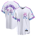 tocy KC.Royals #14 Jac Caglianone Player White 2026 City Connect Limited Home Stitched Jerseys