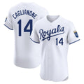 tocy KC.Royals #14 Jac Caglianone Player White Alt Limited Elite Home Stitched Jerseys