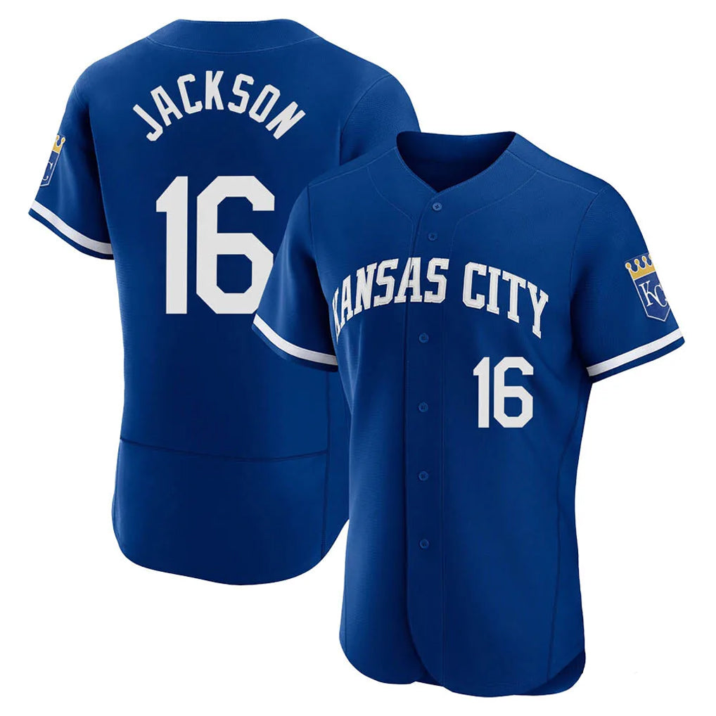 tocy KC.Royals #16 Bo Jackson Player Royal City Connect Limited Elite Home Game Stitched Jerseys