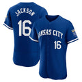 tocy KC.Royals #16 Bo Jackson Player Royal City Connect Limited Elite Home Game Stitched Jerseys