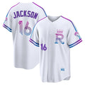 tocy KC.Royals #16 Bo Jackson Player White 2026 City Connect Limited Home Stitched Jerseys