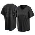 tocy KC.Royals #28 Kyle Isbel Player Black Fashion Game Stitched Jerseys