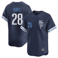 tocy KC.Royals #28 Kyle Isbel Player Navy City Connect Limited Home Stitched Jerseys