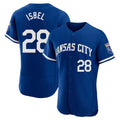 tocy KC.Royals #28 Kyle Isbel Player Royal City Connect Limited Elite Home Game Stitched Jerseys
