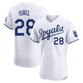 tocy KC.Royals #28 Kyle Isbel Player White Alt Limited Elite Home Stitched Jerseys