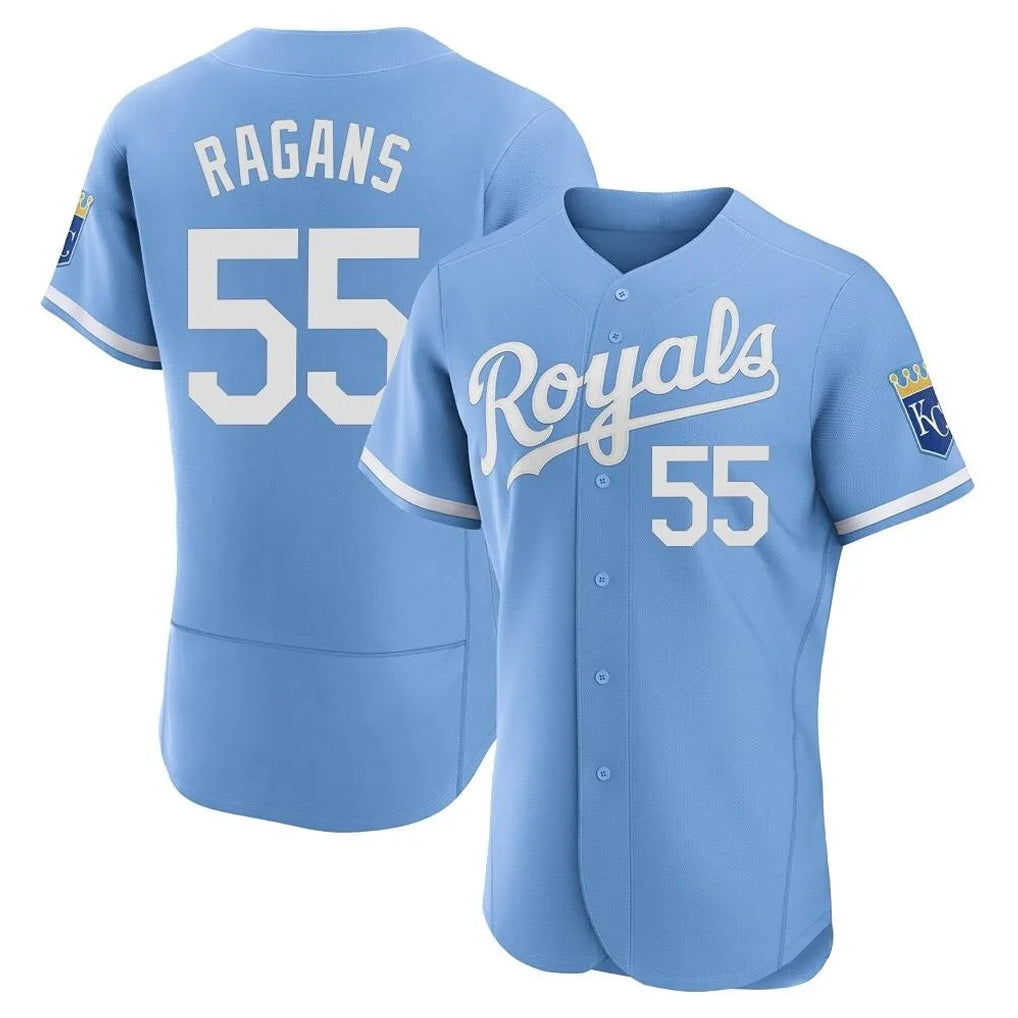tocy KC.Royals #55 Cole Ragans Player Light Blue Alt Limited Elite Home Stitched Jerseys