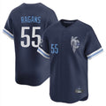 tocy KC.Royals #55 Cole Ragans Player Navy City Connect Limited Home Stitched Jerseys