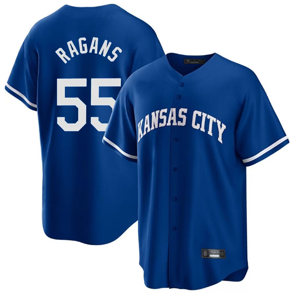 tocy KC.Royals #55 Cole Ragans Player Royal Game Home Stitched Jerseys