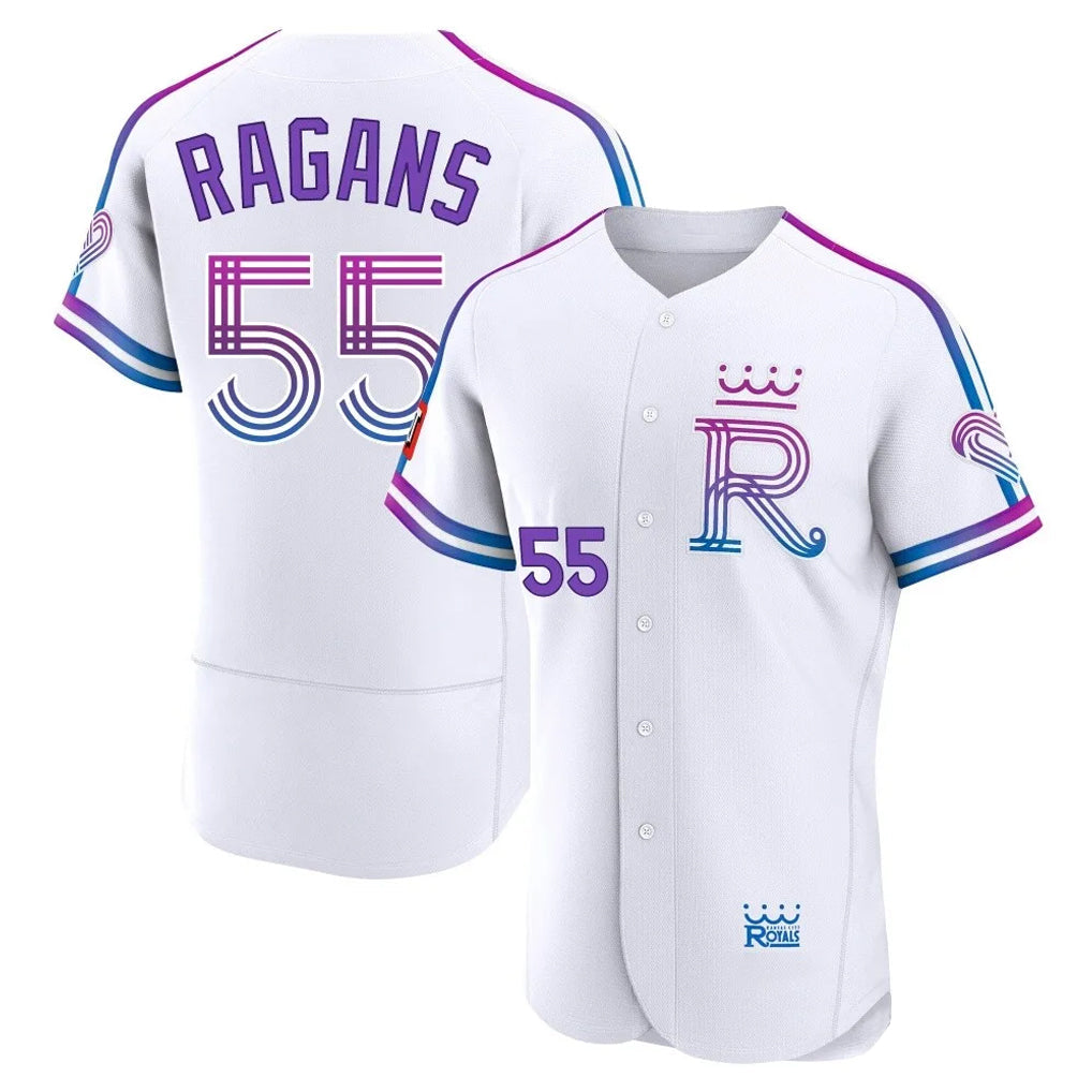 tocy KC.Royals #55 Cole Ragans Player White 2026 City Connect Limited Elite Home Stitched Jerseys