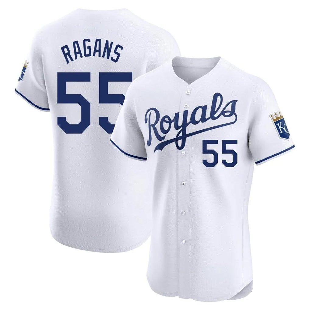 tocy KC.Royals #55 Cole Ragans Player White Alt Limited Elite Home Stitched Jerseys