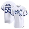 tocy KC.Royals #55 Cole Ragans Player White Alt Limited Home Stitched Jerseys
