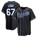 tocy KC.Royals #67 Seth Lugo Player Black Carbon Fashion Home Game Stitched Jerseys