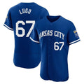 tocy KC.Royals #67 Seth Lugo Player Royal Limited Elite Home Stitched Jerseys