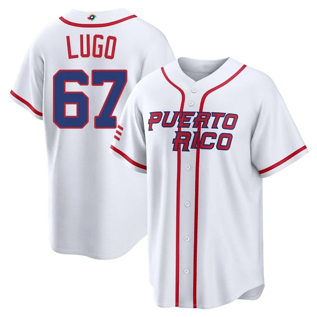 tocy KC.Royals #67 Seth Lugo Player White 2026 World Classic Home Stitched Jerseys