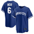 tocy KC.Royals #6 Jonathan India Player Royal Game Home Stitched Jerseys