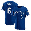 tocy KC.Royals #6 Jonathan India Player Royal Limited Elite Home Stitched Jerseys