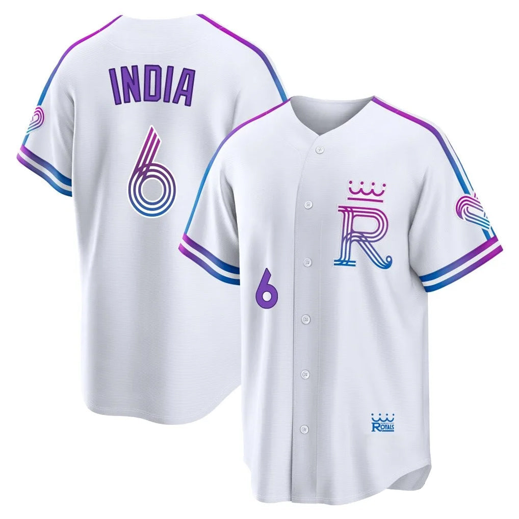 tocy KC.Royals #6 Jonathan India Player White 2026 City Connect Limited Home Stitched Jerseys
