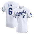 tocy KC.Royals #6 Jonathan India Player White Alt Limited Elite Home Stitched Jerseys