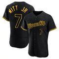 tocy KC.Royals #7 Bobby Witt Jr. Player Black Snake Skin City Limited Elite Stitched Jerseys