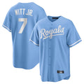 tocy KC.Royals #7 Bobby Witt Jr. Player Light Blue Home Game Stitched Jerseys