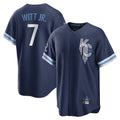 tocy KC.Royals #7 Bobby Witt Jr. Player Navy City Connect Home Game Stitched Jerseys