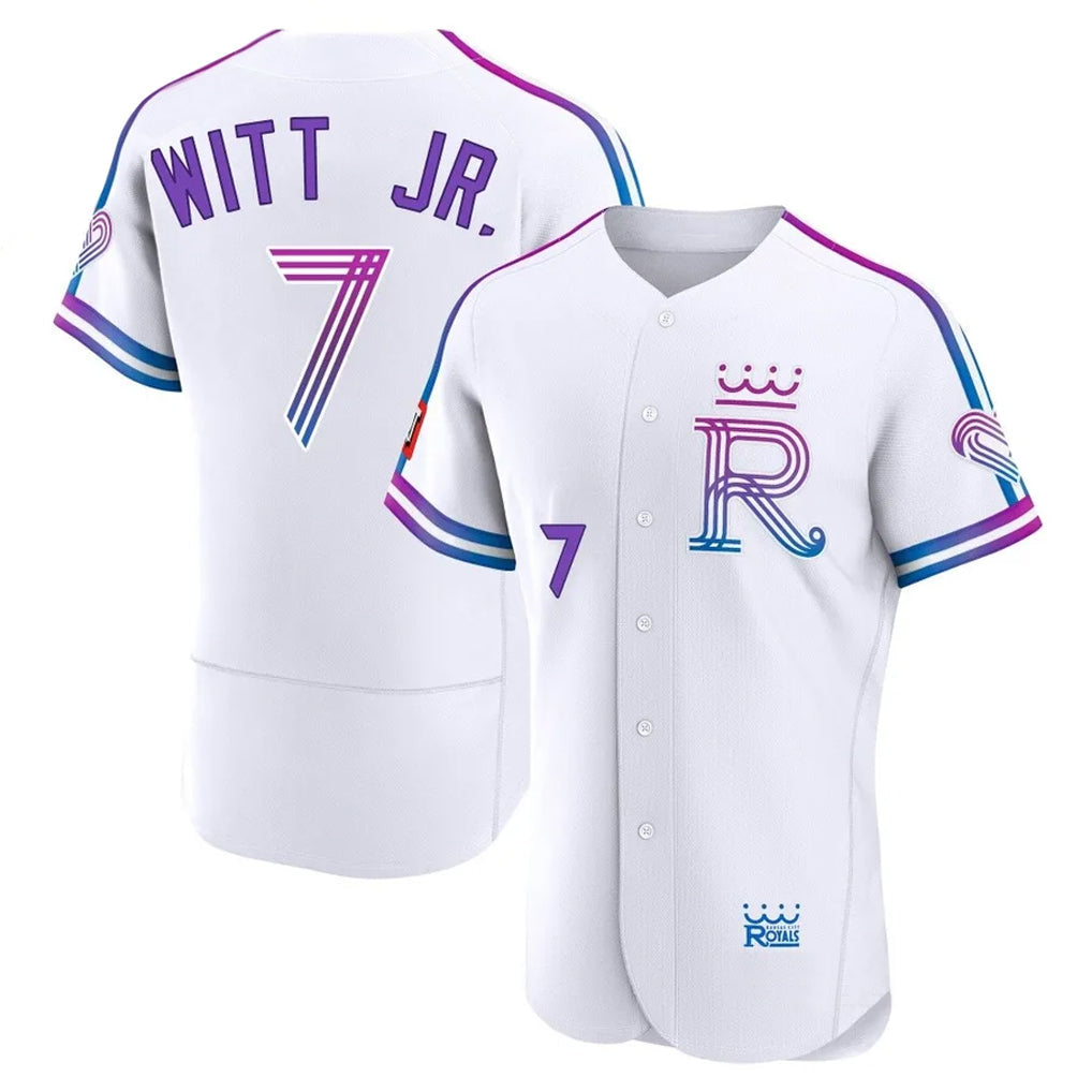 tocy KC.Royals #7 Bobby Witt Jr. Player White 2026 City Connect Limited Elite Home Stitched Jerseys