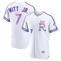 tocy KC.Royals #7 Bobby Witt Jr. Player White 2026 City Connect Limited Elite Home Stitched Jerseys