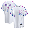 tocy KC.Royals #7 Bobby Witt Jr. Player White 2026 City Connect Limited Home Stitched Jerseys