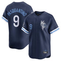 tocy KC.Royals #9 Vinnie Pasquantino Player Navy City Connect Limited Home Stitched Jerseys