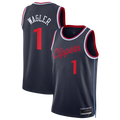 tocy L.Clippers #1 Keaton Wagler Navy Swingman Stitched Jerseys - Icon Edition