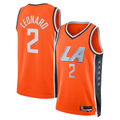 tocy L.Clippers #2 Kawhi Leonard Orange 2025-2026 Swingman Stitched Jerseys - City Edition