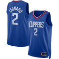 tocy L.Clippers #2 Kawhi Leonard Royal Swingman Stitched Jerseys - Icon Edition