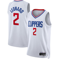 tocy L.Clippers #2 Kawhi Leonard White Swingman Stitched Jerseys - Association Edition
