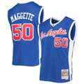 tocy L.Clippers #50 Corey Maggette Mitchell & Ness Royal 2002-2003 Hardwood Classics Swingman Stitched Jerseys