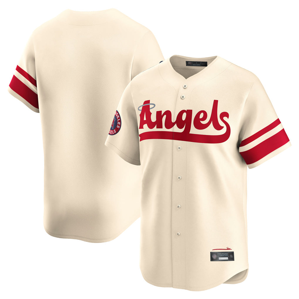 tocy LA.Angels Cream City Connect Limited Home Blank Player Stitched Jerseys