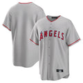 tocy LA.Angels Gray Home Game Blank Player Stitched Jerseys