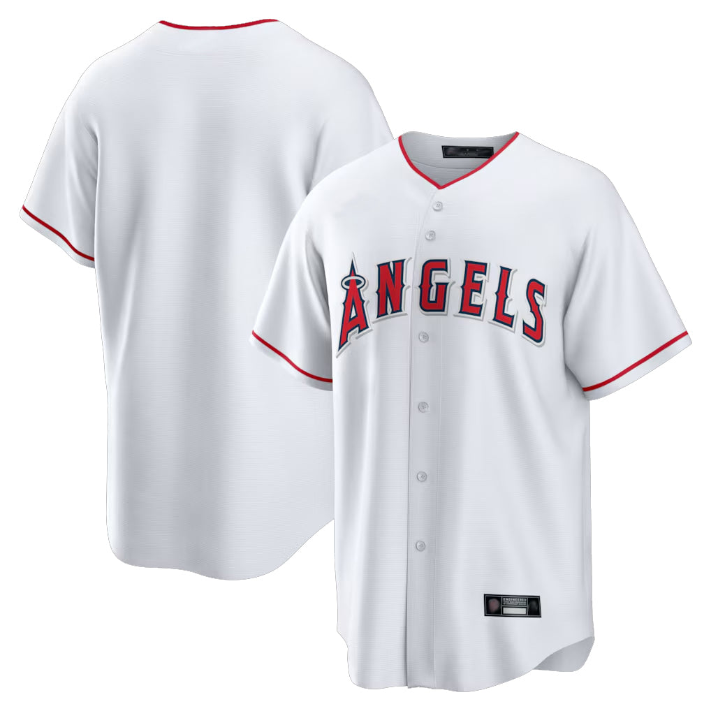 tocy LA.Angels White Home Game Blank Player Stitched Jerseys