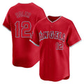 tocy LA.Angels #12 Jorge Soler Player Red Home Limited Stitched Jerseys