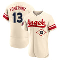 tocy LA.Angels #13 Drew Pomeranz Player Cream City Connect Limited ELite Home Stitched Jerseys