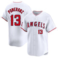 tocy LA.Angels #13 Drew Pomeranz Player White Limited Home Stitched Jerseys