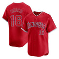 tocy LA.Angels #16 Yusei Kikuchi Player Red Home Limited Stitched Jerseys