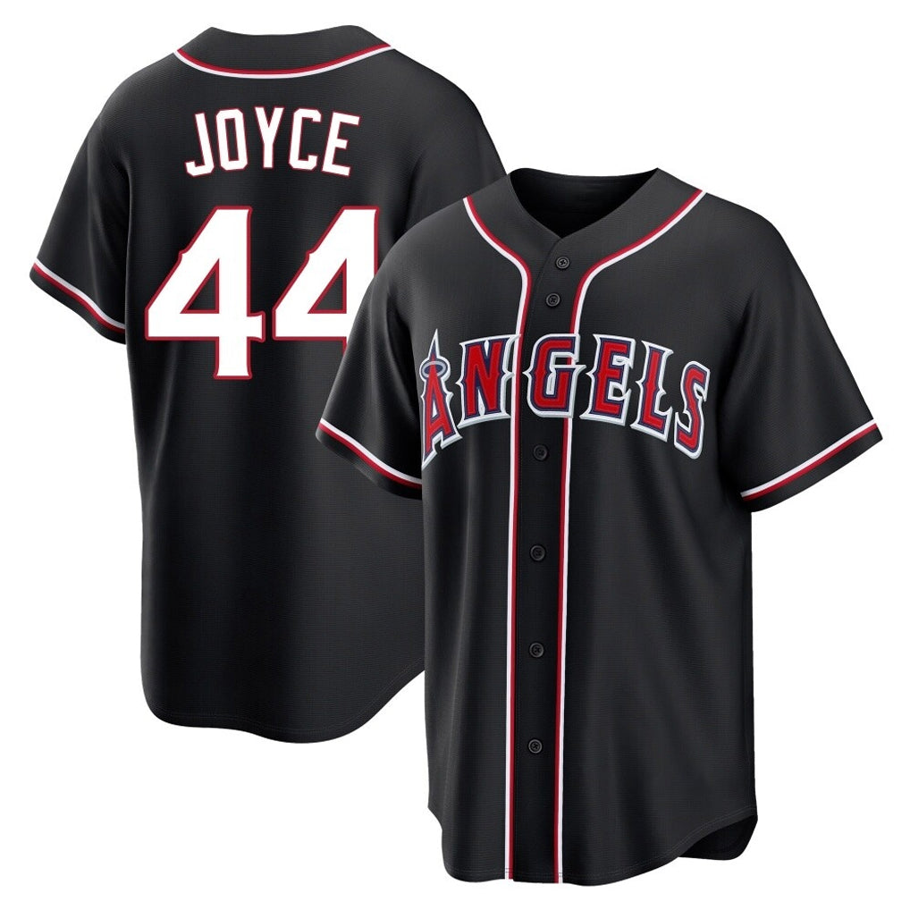 tocy LA.Angels #44 Ben Joyce Player Black Fashion Out Home Game Stitched Jerseys