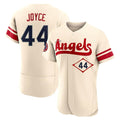 tocy LA.Angels #44 Ben Joyce Player Cream City Connect Limited ELite Home Stitched Jerseys